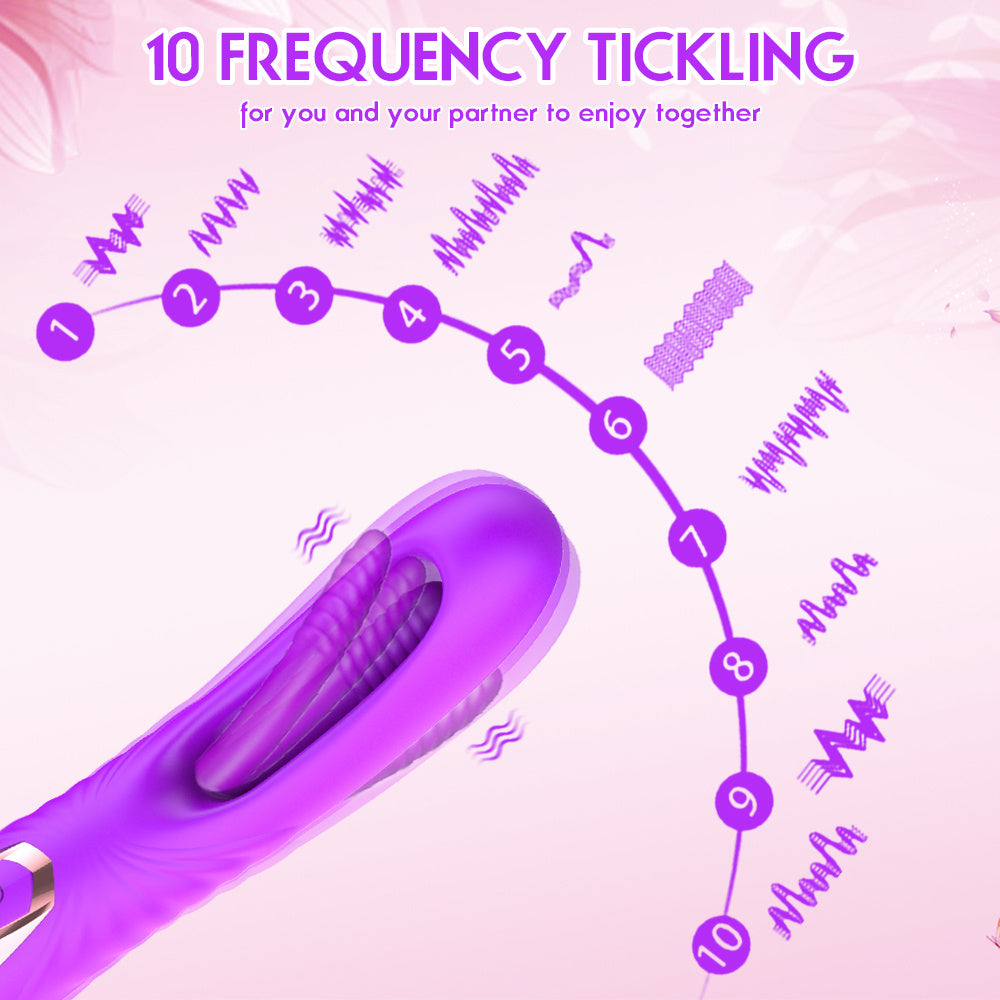 Ignited Desire Wand With 7 Slap And 10 Vibration   Modes