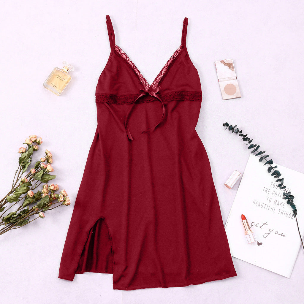 Daring Suspender Nightdress