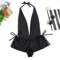 Encantador camisón de una pieza talla grande sexy