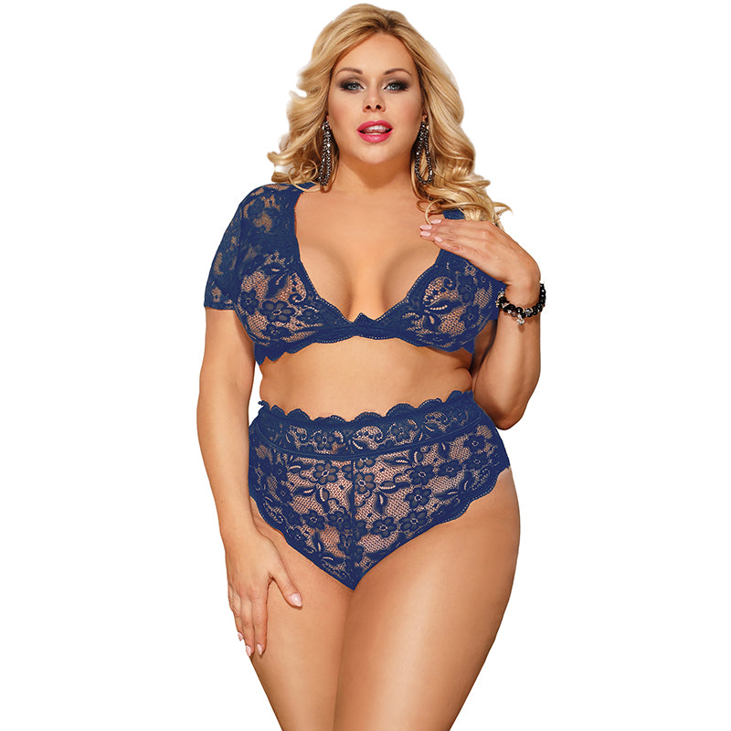High Waist Ensemble Lingerie Set