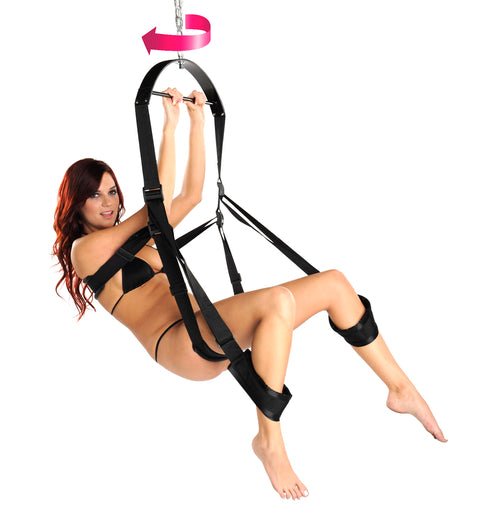 360 Degree Spinning Sex Swing - Xweetdreamx Viridian LetoAccessoriesViridian LetoXweetdreamx