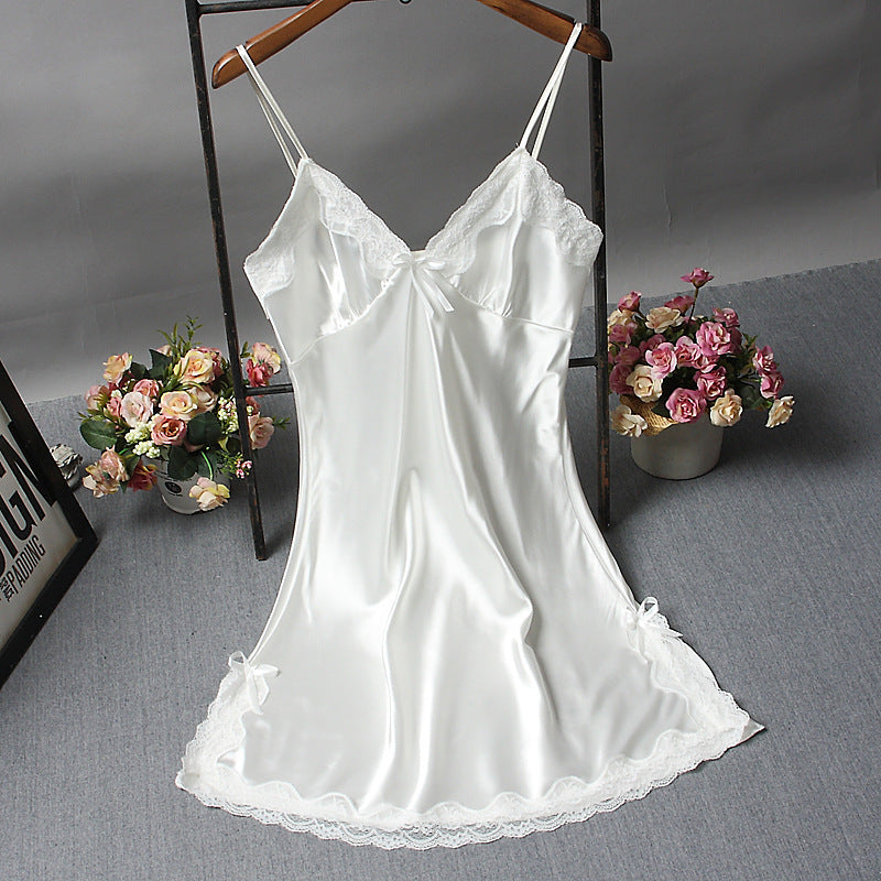 Lencería Camisón de seda Vestido de dormir Ropa de noche