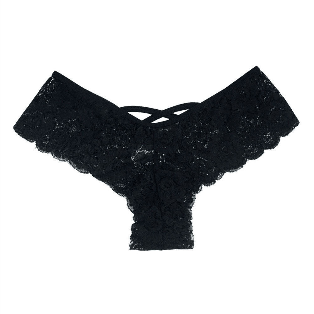 4 Pack Women Sexy Lace Underwear Lingerie Panties G-String Brief Thong - Xweetdreamx Puce GaiaTech AccessoriesPuce GaiaXweetdreamx