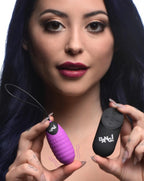 BANG! SWIRL SILICONE EGG PURPLE