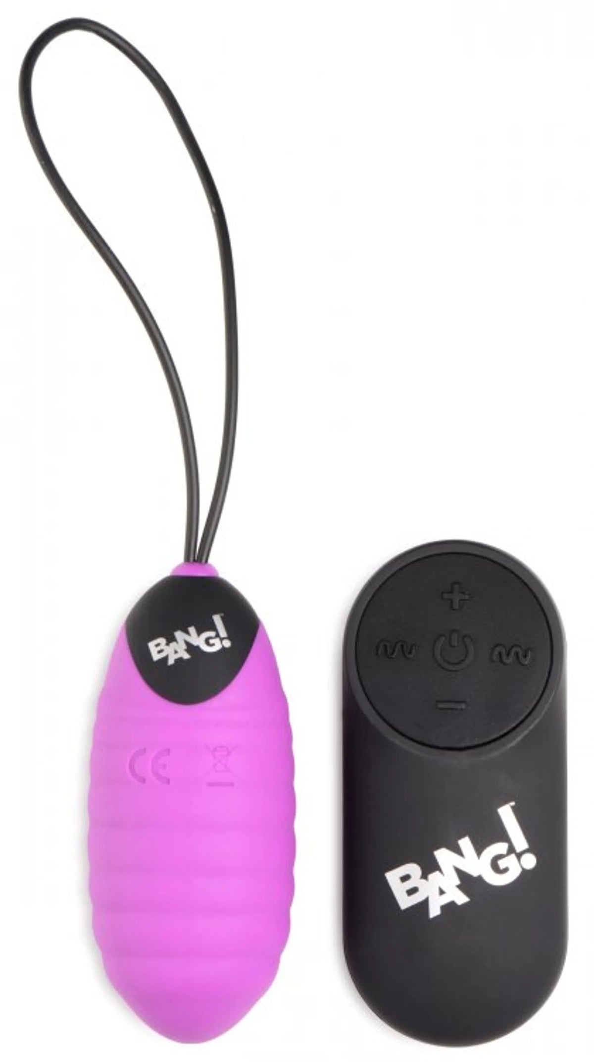 BANG! SWIRL SILICONE EGG PURPLE