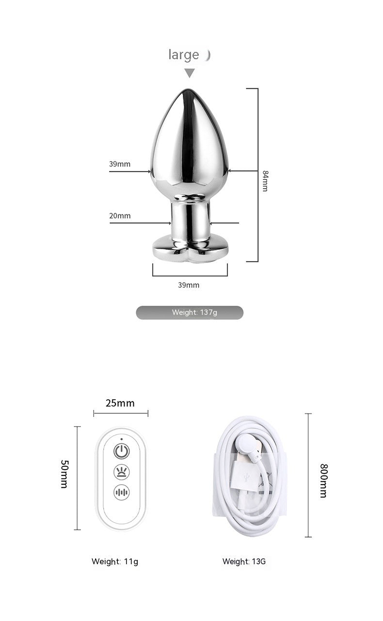 Heart Shaped Teasing Touch Vibrating Bloom with Remote Control