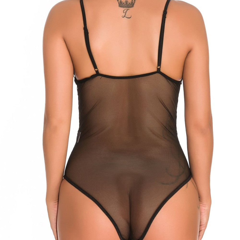 Unforgettable Lace Sling Bodysuit