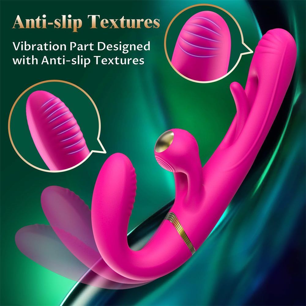 Irresistible Satisfaction Messager With 9 Rubbing 10 Flapping & 10 Vibrating Modes