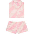 Pijama de raso de seda helada