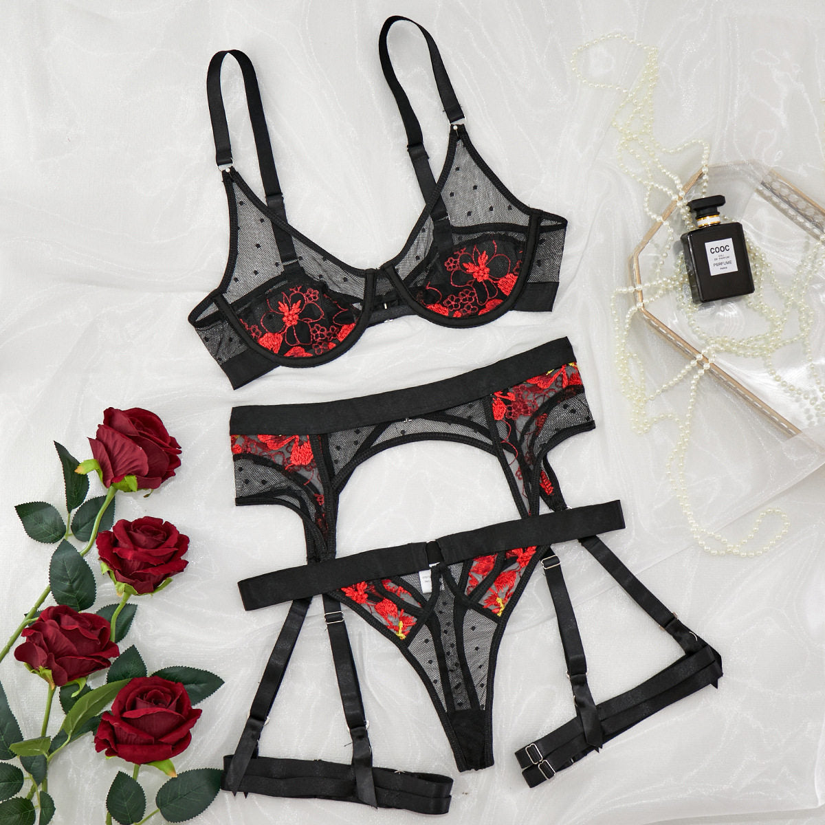 Bold, Bare, and Beautifully Dangerous Lingerie Set