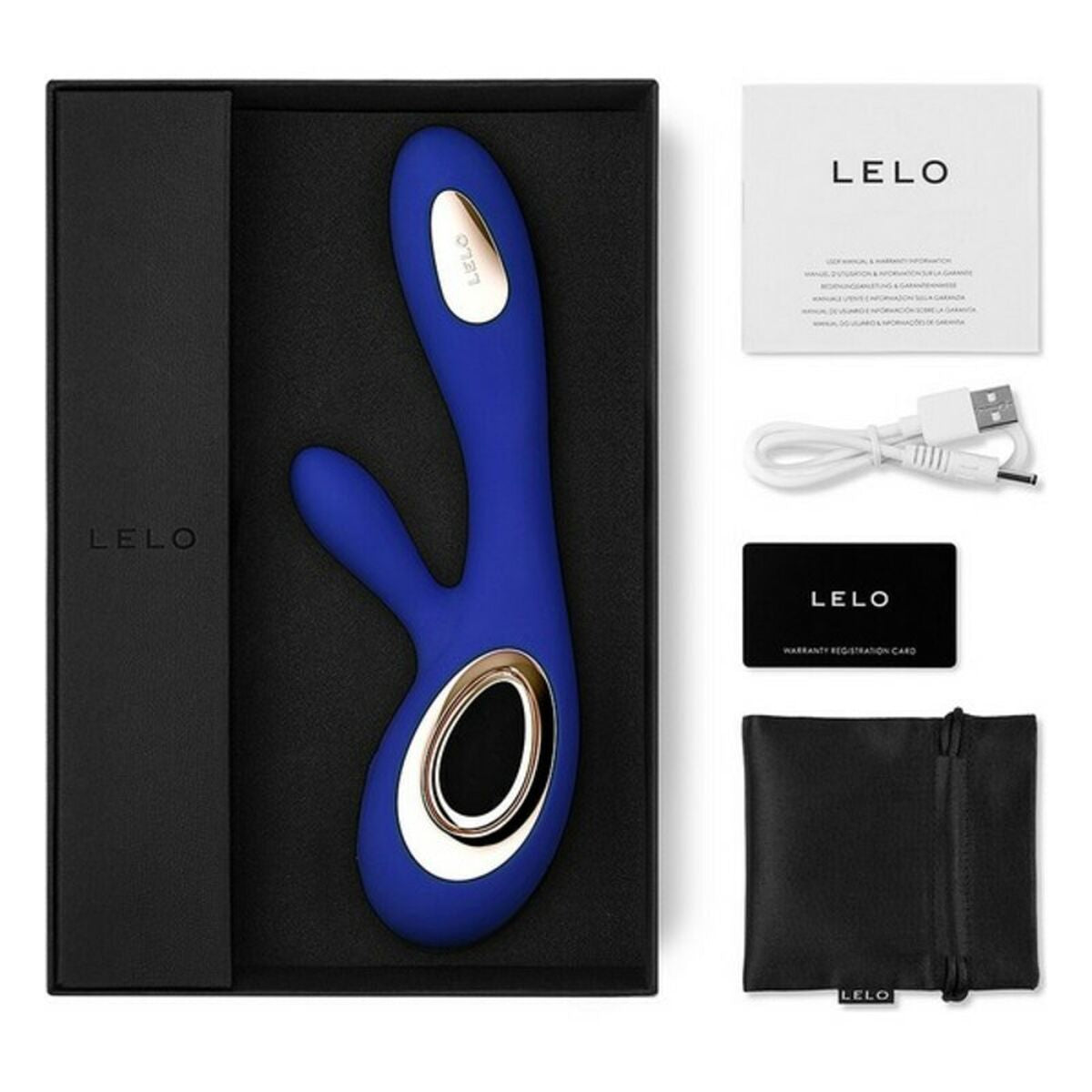 Rabbit Soraya Wave Lelo Blue Dark blue