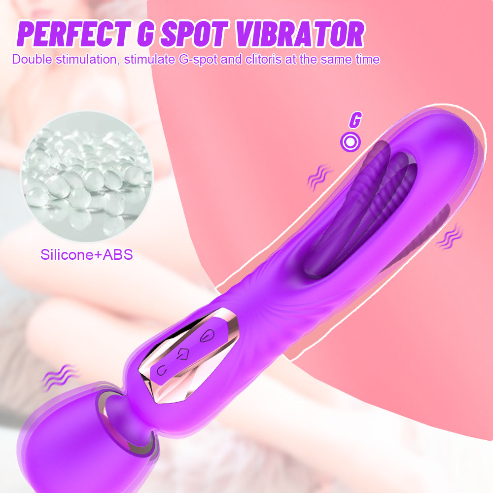 Ignited Desire Wand With 7 Slap And 10 Vibration   Modes