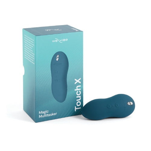We-Vibe Touch X Rechargeable Silicone Lay-On Vibrator & Massager Green