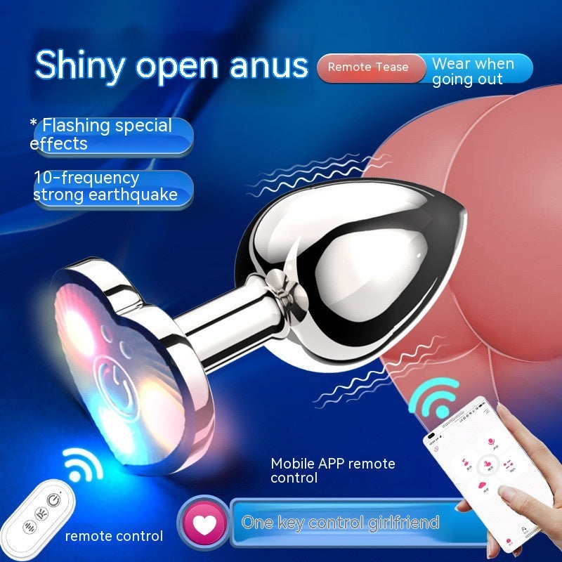 Heart Shaped Teasing Touch Vibrating Bloom with Remote Control