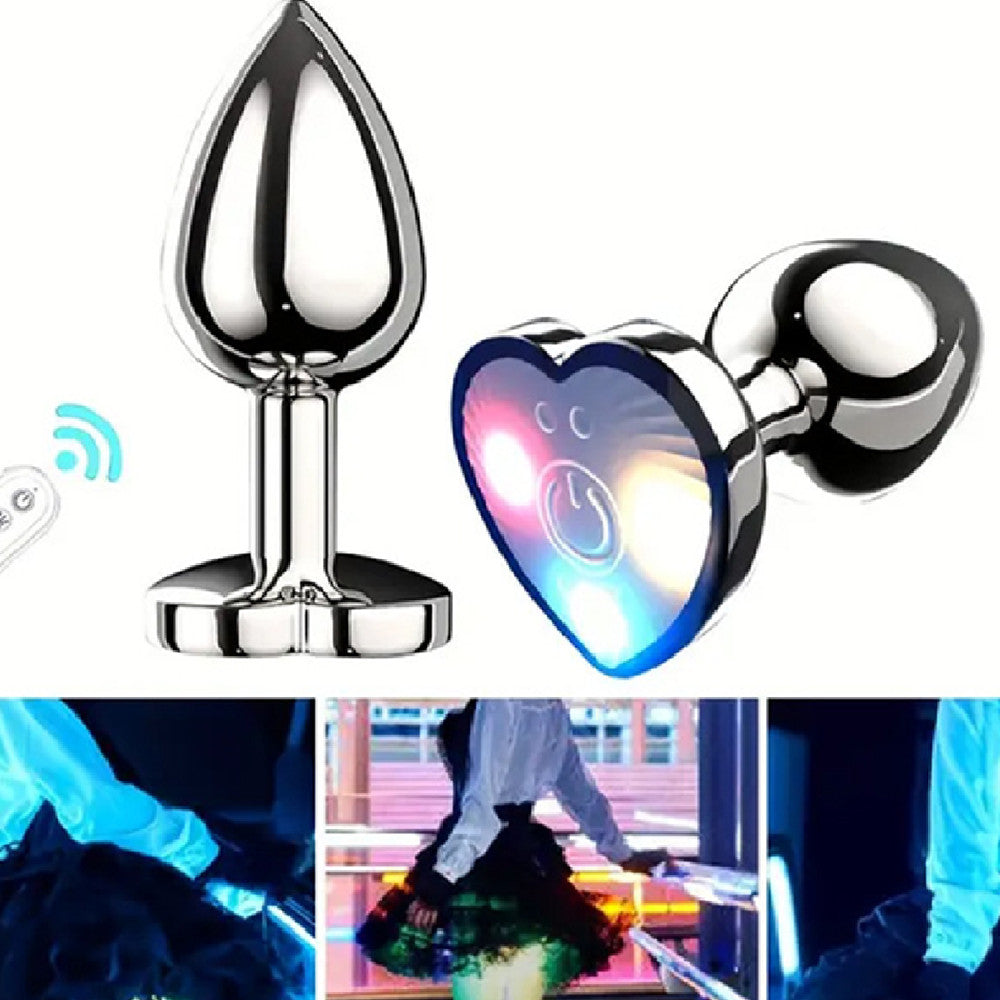 Heart Shaped Teasing Touch Vibrating Bloom with Remote Control