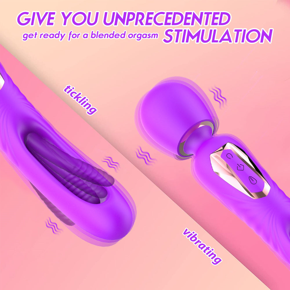 Ignited Desire Wand With 7 Slap And 10 Vibration   Modes