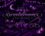 Promotional graphic for Xweetdreamx Love Boutique with purple-themed products and decor.