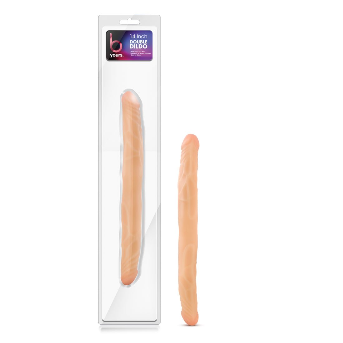 B Yours 14" Double Dildo - Beige - Xweetdreamx Viridian LetoAccessoriesViridian LetoXweetdreamx