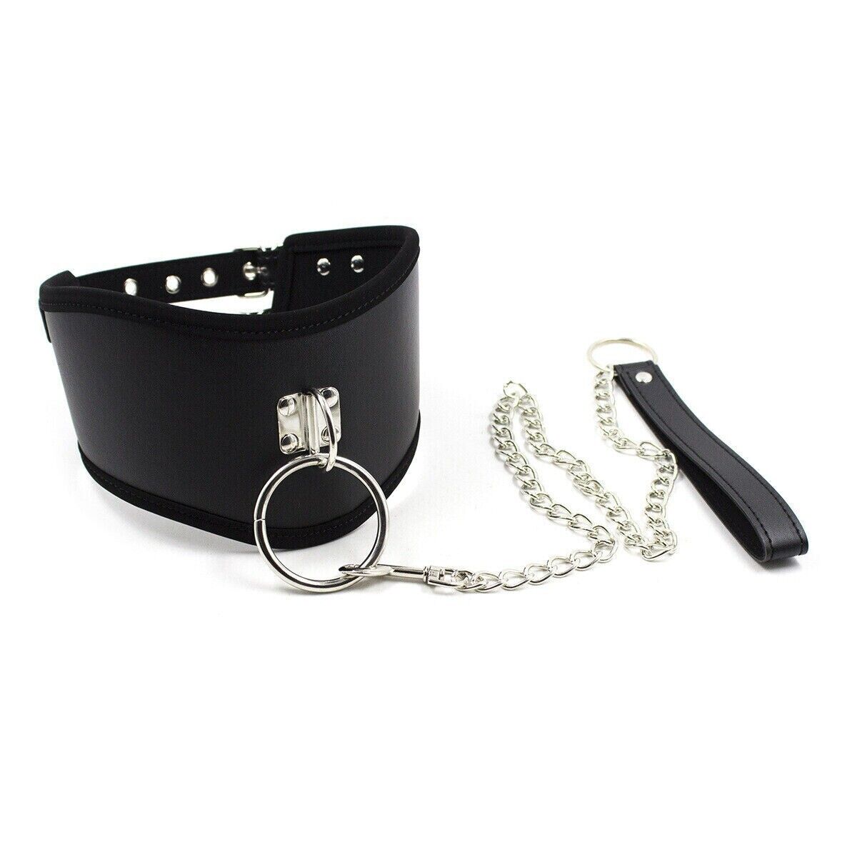 BDSM Bondage SM Kit Women Neck Collar Restraint Set Love Black Slave - Xweetdreamx Puce GaiaTech AccessoriesPuce GaiaXweetdreamx