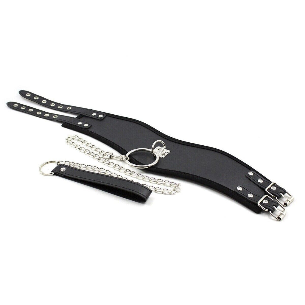 BDSM Bondage SM Kit Women Neck Collar Restraint Set Love Black Slave - Xweetdreamx Puce GaiaTech AccessoriesPuce GaiaXweetdreamx