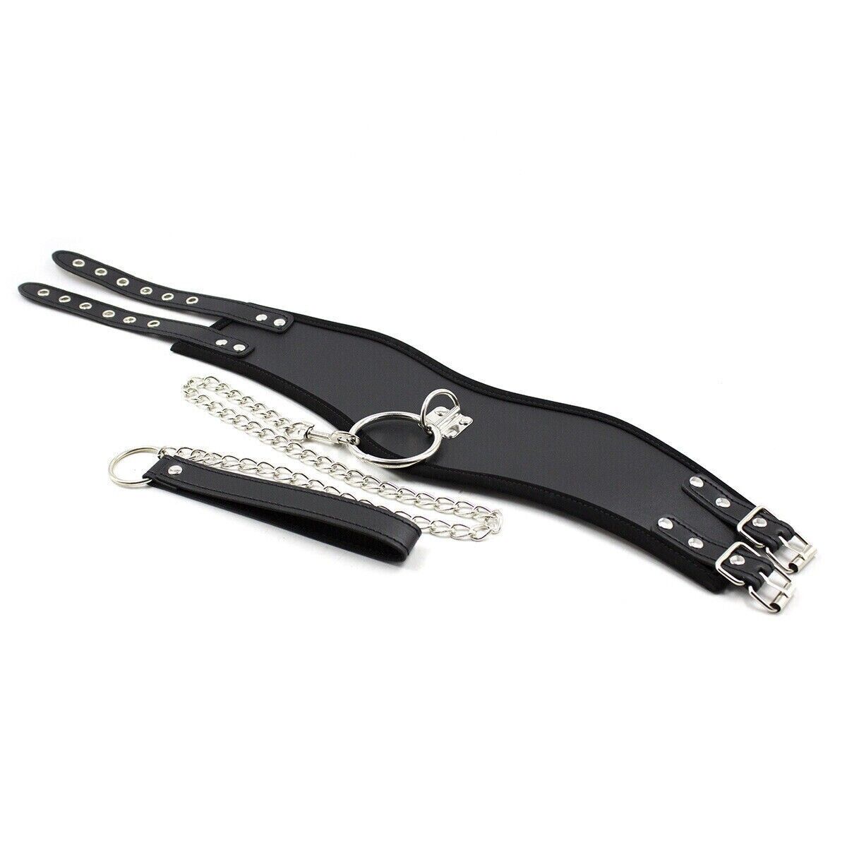 BDSM Bondage SM Kit Women Neck Collar Restraint Set Love Black Slave - Xweetdreamx Puce GaiaTech AccessoriesPuce GaiaXweetdreamx