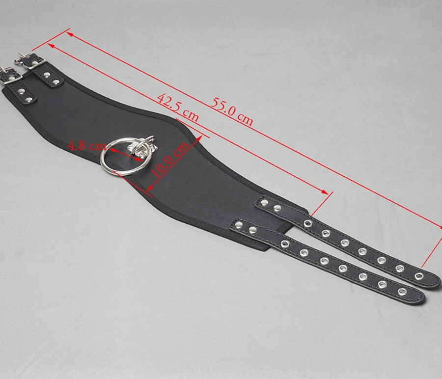 BDSM Bondage SM Kit Women Neck Collar Restraint Set Love Black Slave - Xweetdreamx Puce GaiaTech AccessoriesPuce GaiaXweetdreamx
