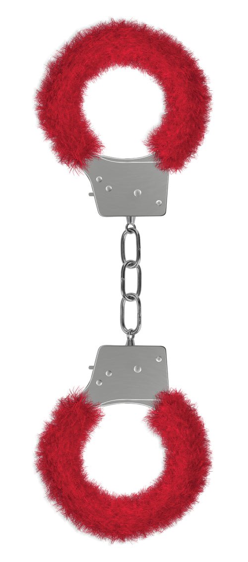 Beginner's Furry Handcuffs - Red - Xweetdreamx Viridian LetoAccessoriesViridian LetoXweetdreamx