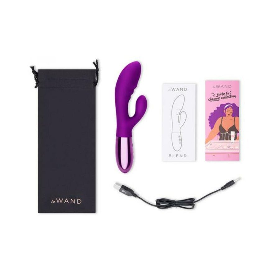 Blend Double-motor Rabbit Rechargeable Vibrator Cherry - Xweetdreamx Magenta CaeneusAdultsMagenta CaeneusXweetdreamx