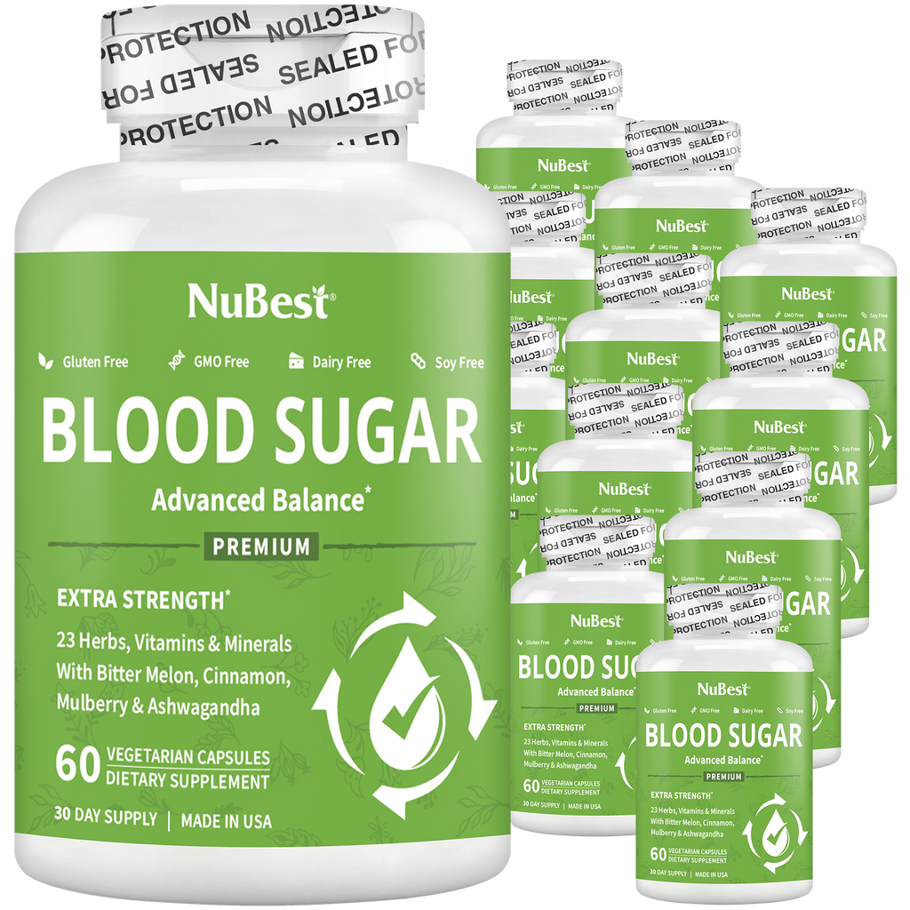 NuBest Blood Sugar Balance – Metabolic Support, Energy & Immunity, 60