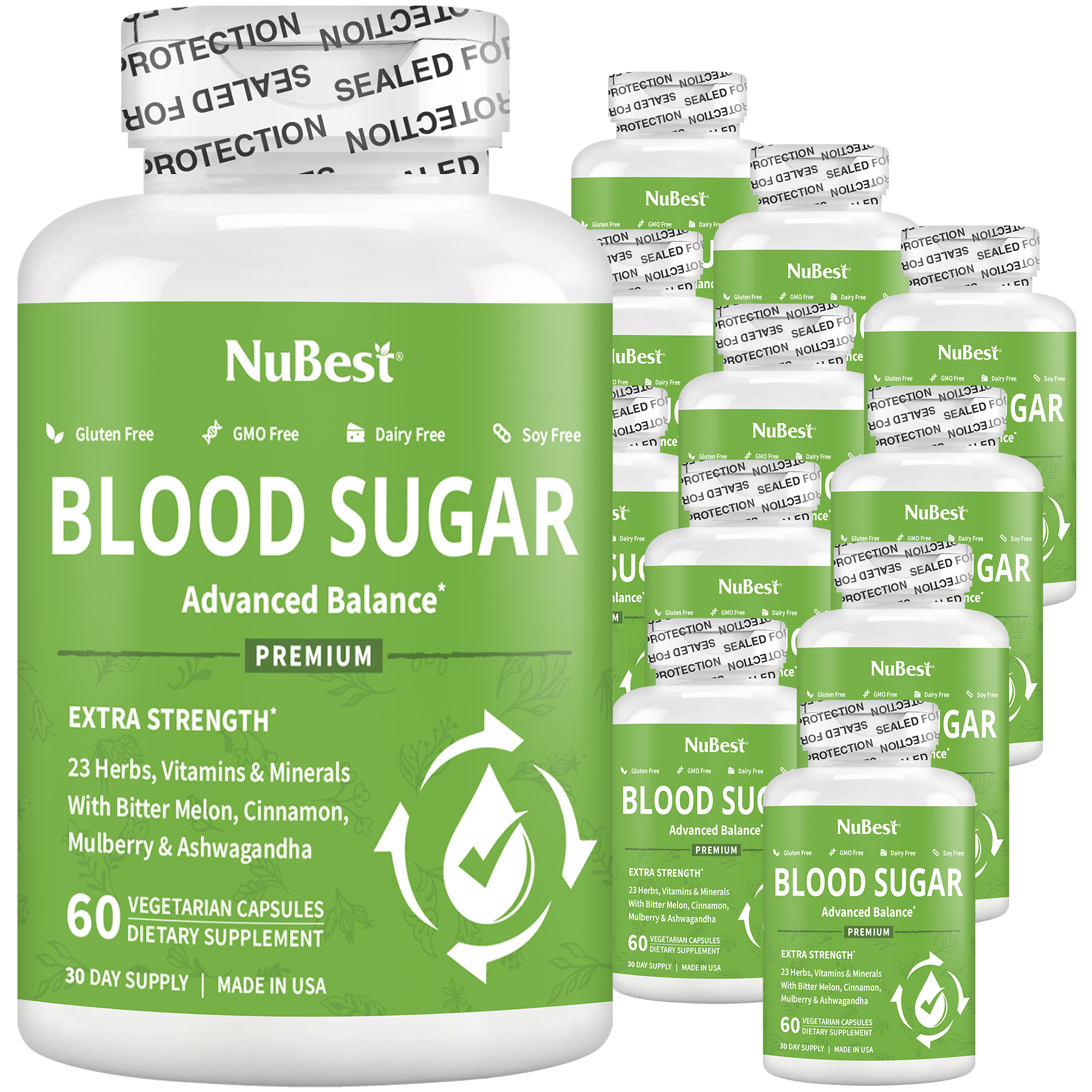 NuBest Blood Sugar Balance – Metabolic Support, Energy & Immunity, 60