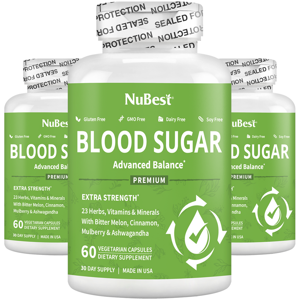 NuBest Blood Sugar Balance – Metabolic Support, Energy & Immunity, 60