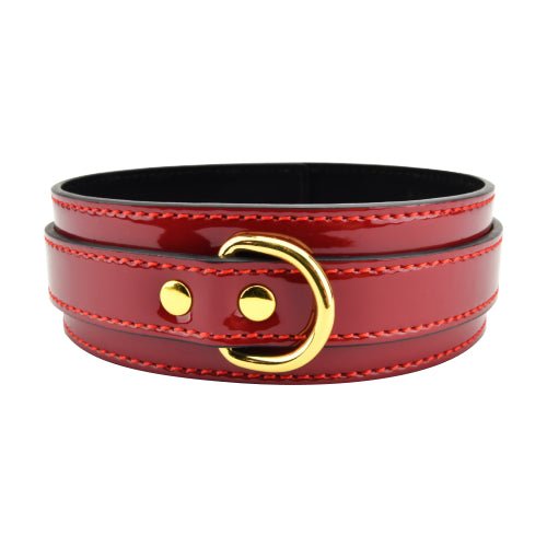 Bound to Please Red Bondage Collar - Xweetdreamx Maroon CassandraGiftsMaroon CassandraXweetdreamx