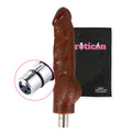 Brown Dildo 18.5cm Long - 3XLR attachment - Xweetdreamx Blush HeraAdultsBlush HeraXweetdreamx