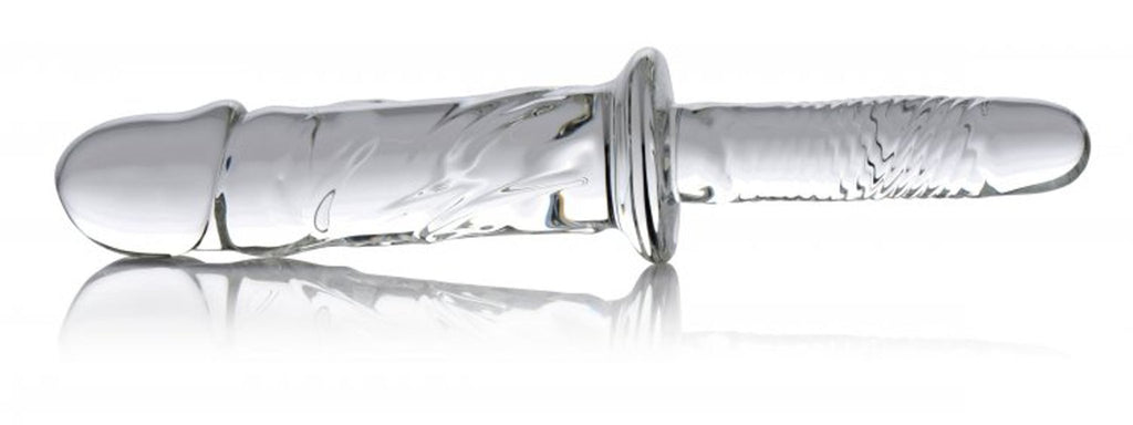 Brutus Glass Dildo Thruster - Clear - Xweetdreamx Viridian LetoAccessoriesViridian LetoXweetdreamx