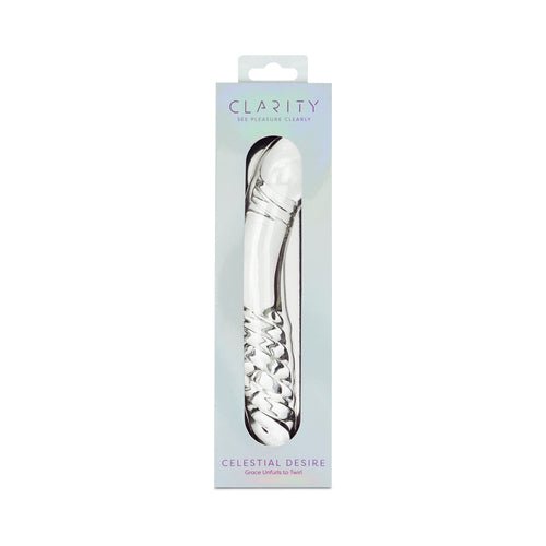 Clarity Celestial Desire Glass Dildo - Xweetdreamx Brown SootyAdultsBrown SootyXweetdreamx