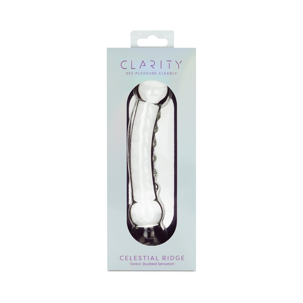 Clarity Celestial Ridge Glass Dildo - Xweetdreamx Brown SootyAdultsBrown SootyXweetdreamx