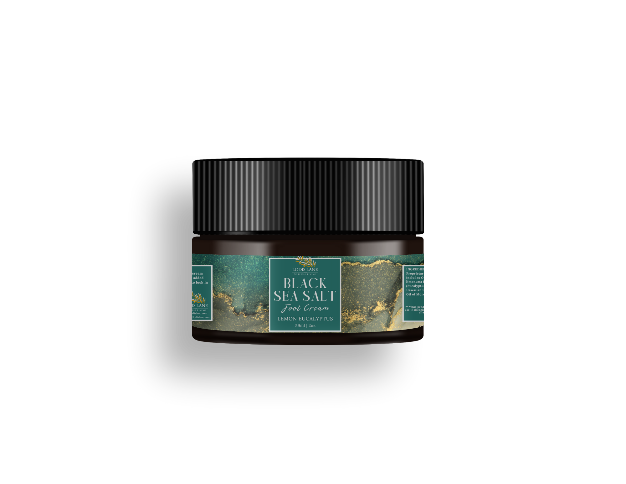 Lemon Eucalyptus Black Sea Salt Foot Cream