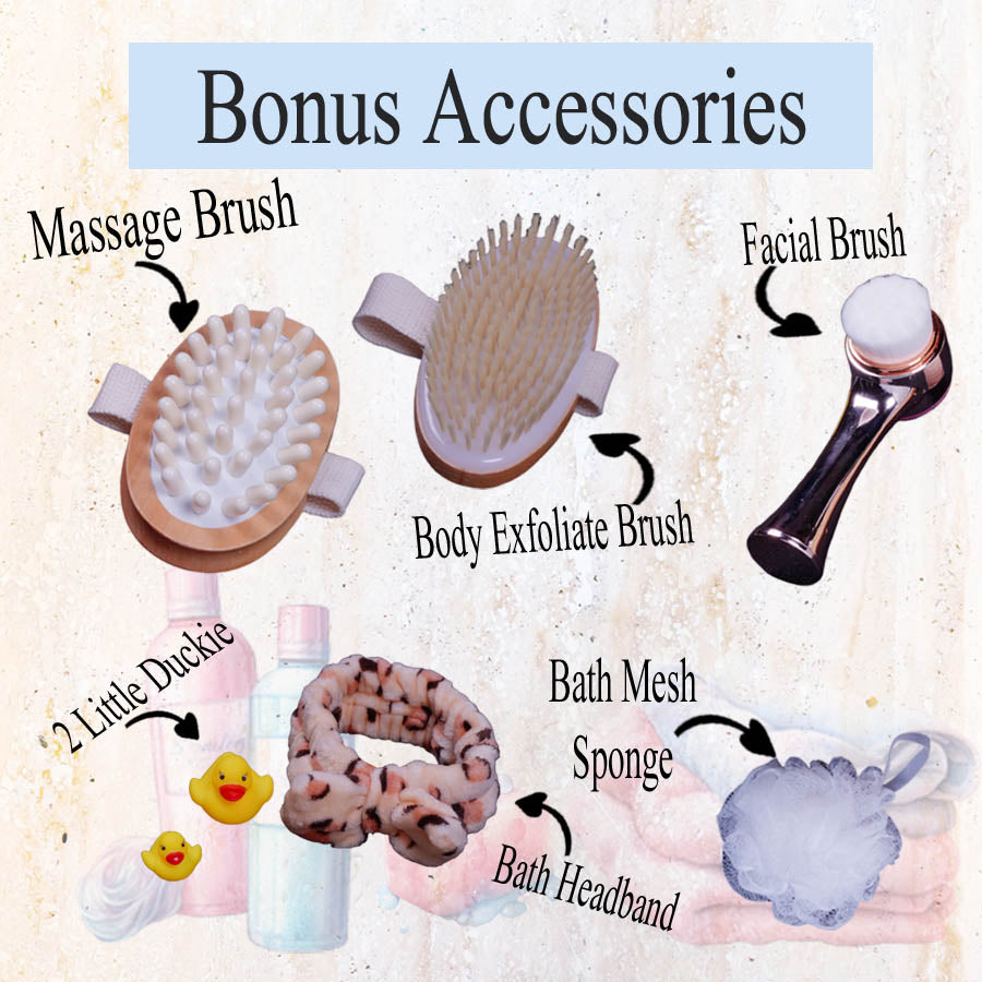 Home Spa Set Pink Bathtub Pillow with Anti-Slip Suction Cups 4D Mesh