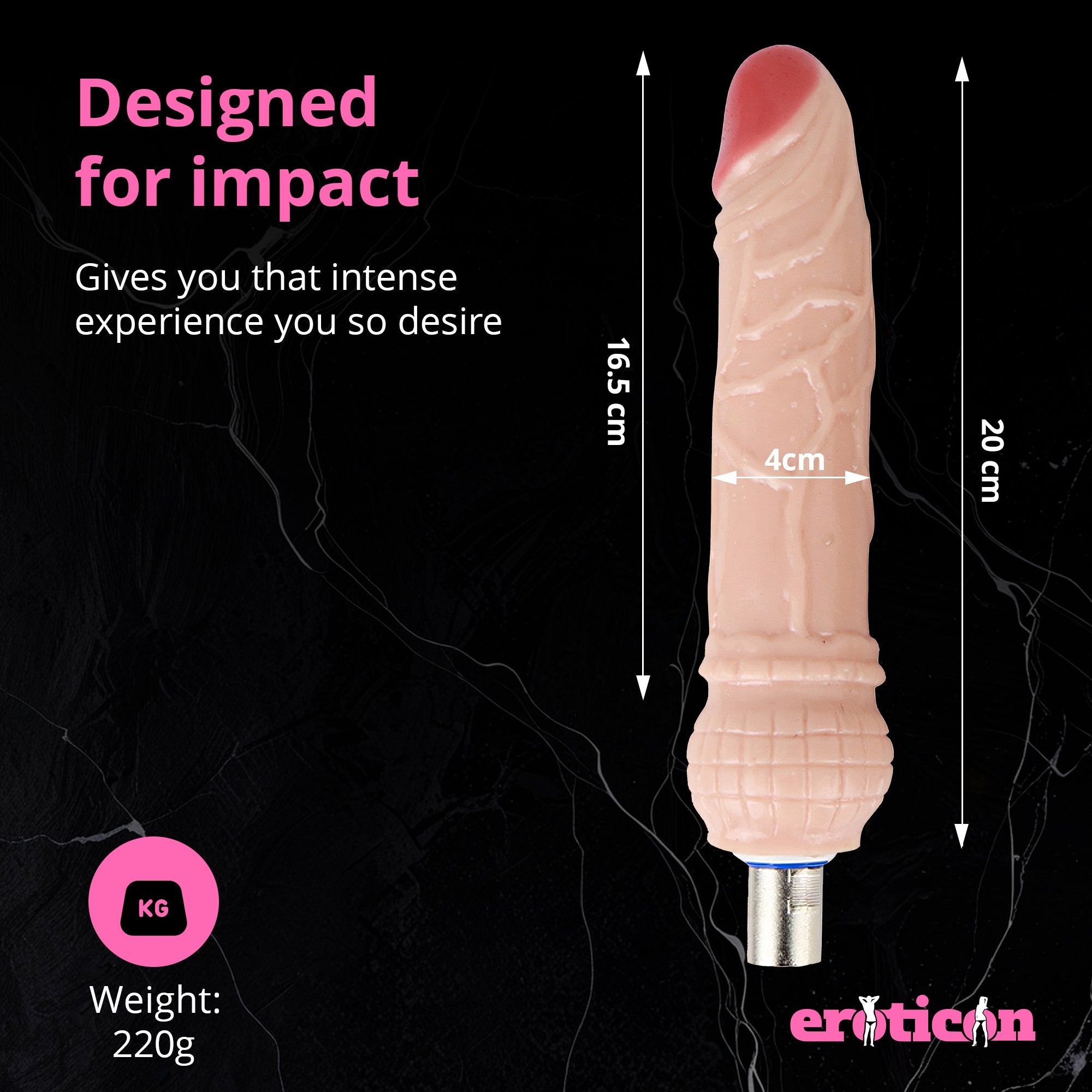 Dildo 20cm Large White for the Eroticon Fucking Machine - Xweetdreamx Blush HeraAdultsBlush HeraXweetdreamx