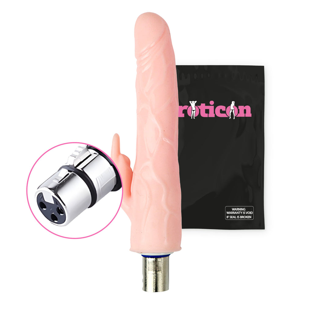 Dildo Rabbit Attachment 12.5cm White for Eroticon Sex Machine - Xweetdreamx Blush HeraAdultsBlush HeraXweetdreamx