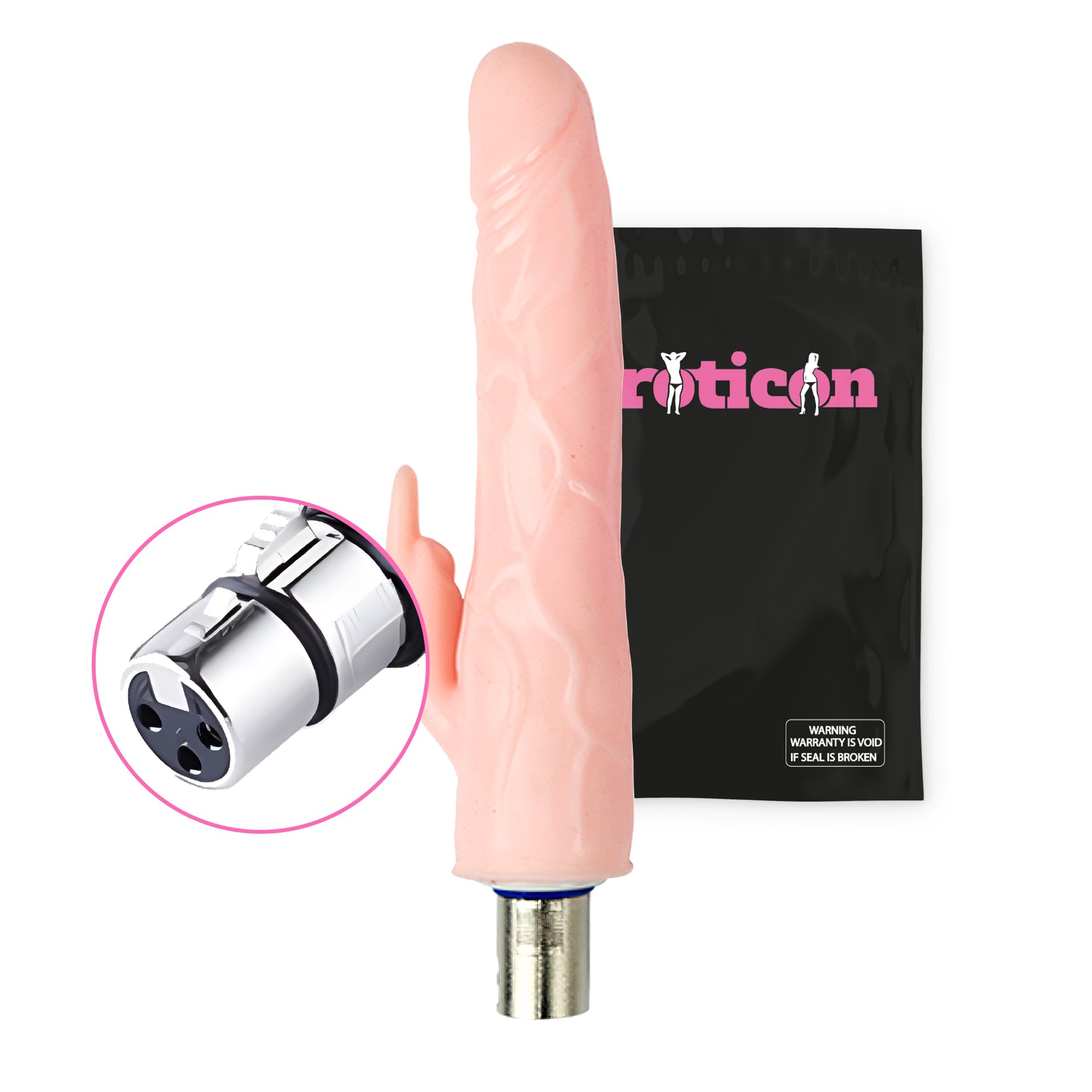 Dildo Rabbit Attachment 12.5cm White for Eroticon Sex Machine - Xweetdreamx Blush HeraAdultsBlush HeraXweetdreamx