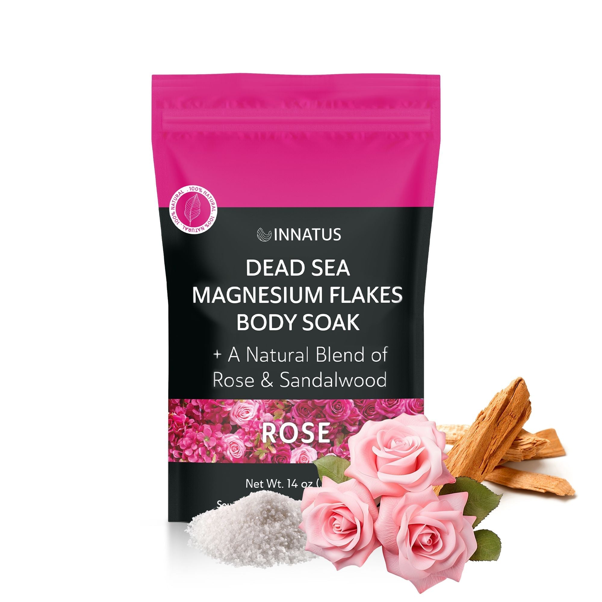 Luxury Dead Sea Spa Gift Set – Bath Salt, Magnesium Flakes, Pillow &