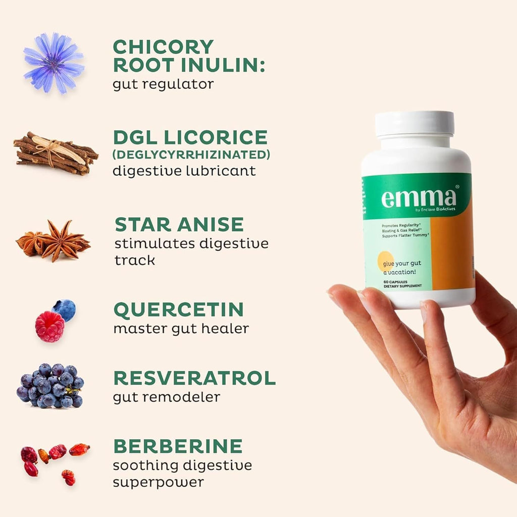 Gastrointestinal health soothing dietary supplement, helping to