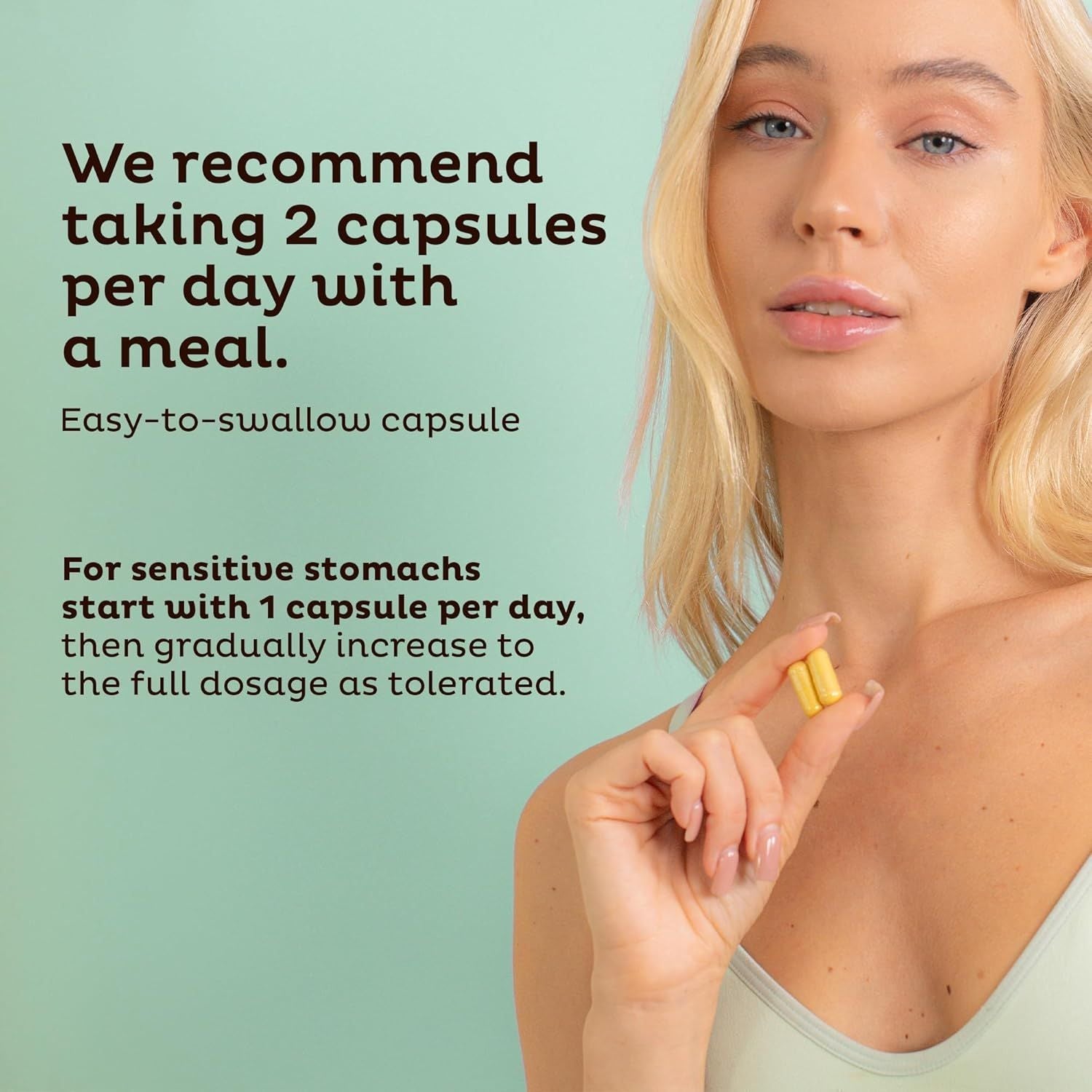 Gastrointestinal health soothing dietary supplement, helping to