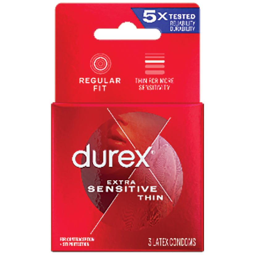 Durex Extra Sensitive Condoms (3 Pack) - Xweetdreamx Brown SootyAdultsBrown SootyXweetdreamx