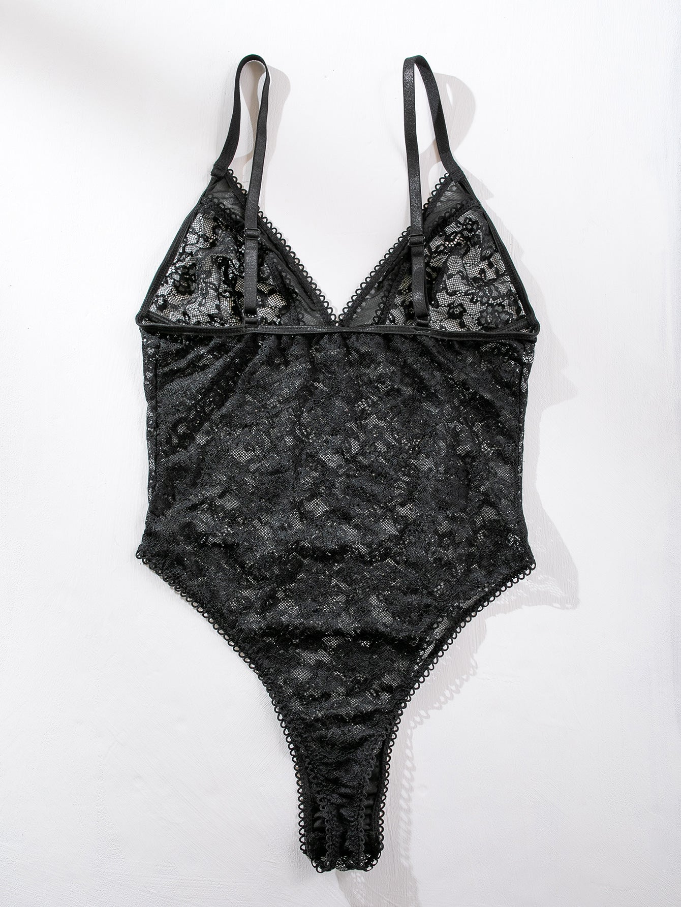 Mono de encaje transparente sexy