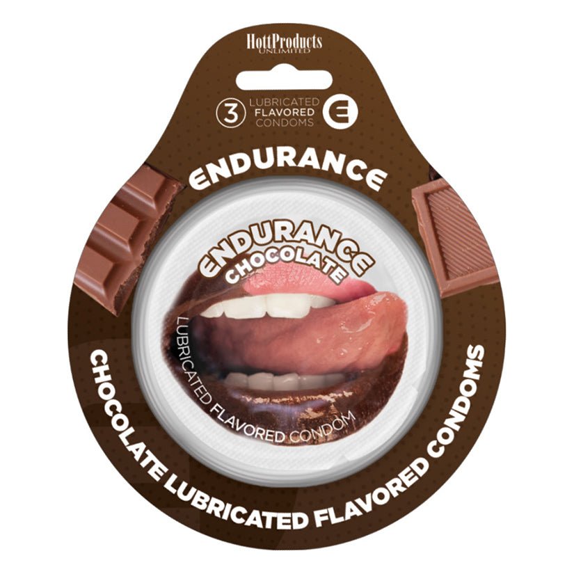 Endurance Condoms-Chocolate 3pk - Xweetdreamx Brown SootyAdultsBrown SootyXweetdreamx