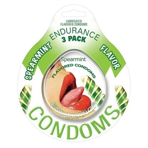 Endurance Condoms - Spearmint - 3 Pack - Xweetdreamx Viridian LetoAccessoriesViridian LetoXweetdreamx