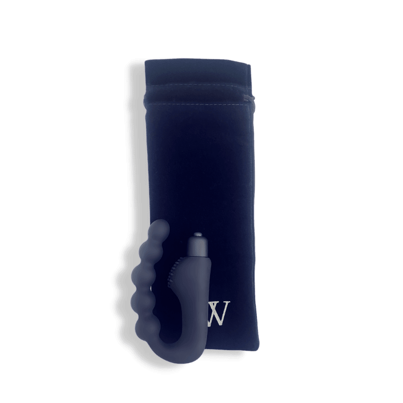 Eros - Black Anal Bead Vibrator - Xweetdreamx Puce PoplarAdultsPuce PoplarXweetdreamx