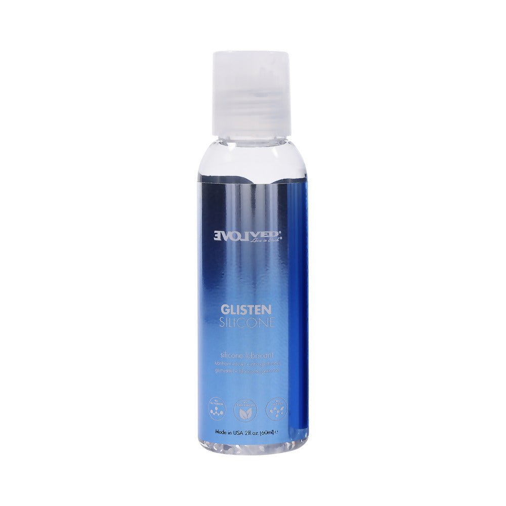 Evolved Glisten Silicone Lubricant 2 oz. - Xweetdreamx Brown SootyAdultsBrown SootyXweetdreamx